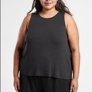 Small, 3X - ATHLETA - Well Rested Rib Sleep Tank Black NEW